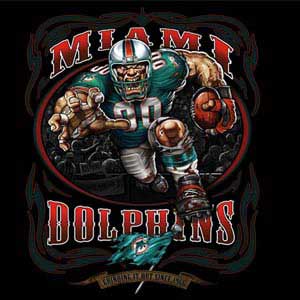 Liquid Blue NFL Miami Dolphins Running Back Cochlear Nucleus 6 Skin